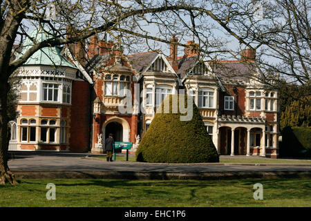 Bletchley Park The Mansion Bletchley Buckingamshire England Home von WWII codebreakers Stockfoto