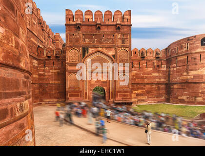 Agra Red Fort, Jaipur, Indien Stockfoto