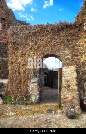 Mittelalterliche Burg von Aci Castello, Sizilien Stockfoto
