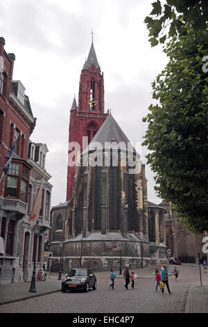 Sint Janskerk (St Johns Church), eine evangelische Kirche im Vrijthof-Platz, Maastricht, Limburg, Niederlande. Stockfoto