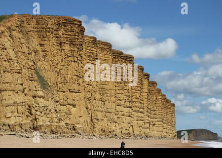 West Bay Klippen, Dorset, Großbritannien Stockfoto