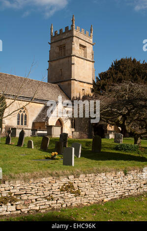 St. glauben Kirche Overbury, Worcestershire, England, Vereinigtes Königreich Stockfoto