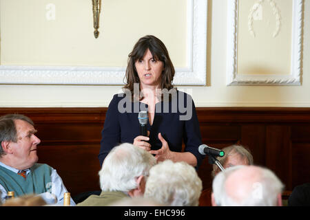 Emma BridgeWater auf literarische Oldie Mittagessen 03.10.15 Stockfoto