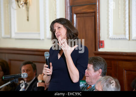 Emma BridgeWater auf literarische Oldie Mittagessen 03.10.15 Stockfoto