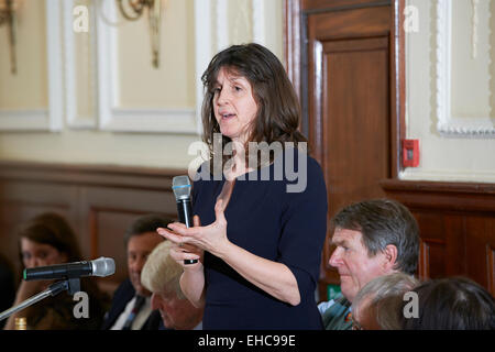 Emma BridgeWater auf literarische Oldie Mittagessen 03.10.15 Stockfoto