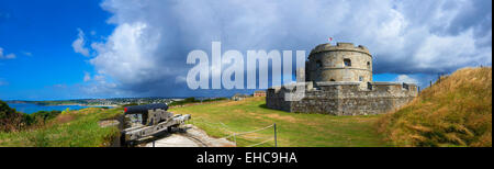 Pendennis Castle eines Henry VIII Vorrichtung Forts, erbaut zwischen 1539-1545 Falmouth, Cornwall, England Stockfoto