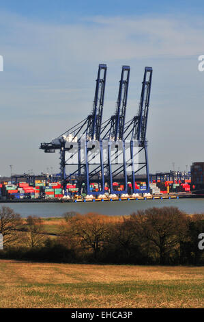 Felixstowe Docks Stockfoto