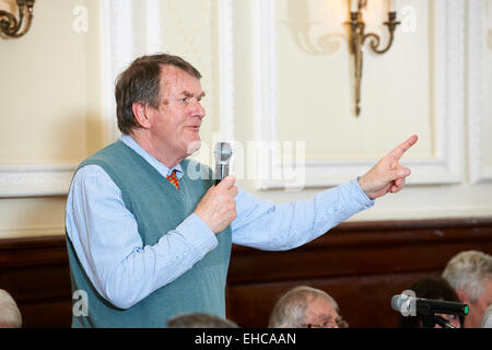 Jeremy Lewis mittags die Oldie literarische 03.10.15 Stockfoto