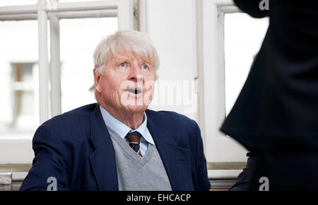 Stanley Johnson in den Oldie literarischen Mittagessen 03.10.15 Stockfoto