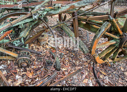 Historic Hill Ende alte Wagen Stockfoto