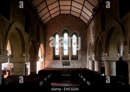 St. glauben Kirche Overbury, Worcestershire, England, Vereinigtes Königreich Stockfoto