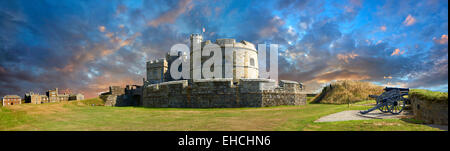 Pendennis Castle eines Henry VIII Vorrichtung Forts, erbaut zwischen 1539-1545 Falmouth, Cornwall, England Stockfoto