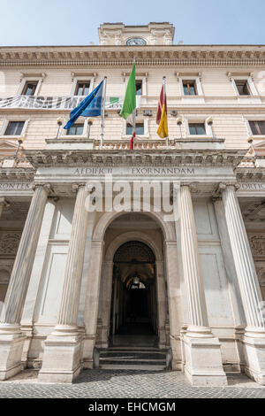 Regierungsgebäude, Palazzo di Montecitorio, Rom, Italien Stockfoto