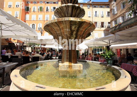 Platzieren Sie Aux Aires in der Stadt Grasse an der Côte d ' Azur, Frankreich Stockfoto