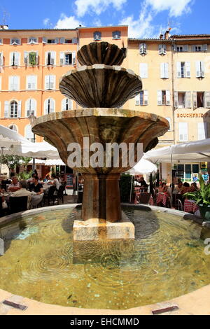 Platzieren Sie Aux Aires in der Stadt Grasse an der Côte d ' Azur, Frankreich Stockfoto