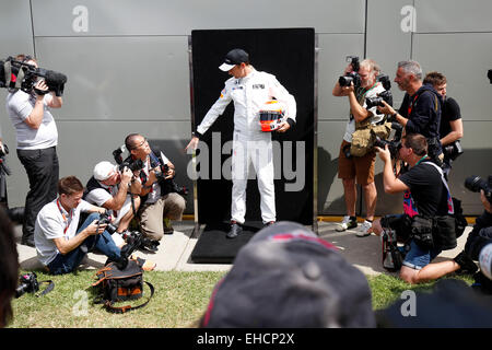 Melbourne, Australien. 12. März 2015. Motorsport: FIA Formula One World Championship 2015, Grand Prix von Australien, #22 Jenson Button (GBR, McLaren-Honda), Credit: Dpa picture-Alliance/Alamy Live News Stockfoto