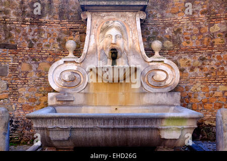 Fontana del Mascherone, Rom, Italien Stockfoto