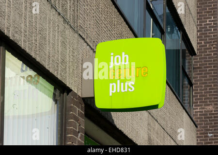 Zeichen für Job Centre Plus in UK Stockfoto