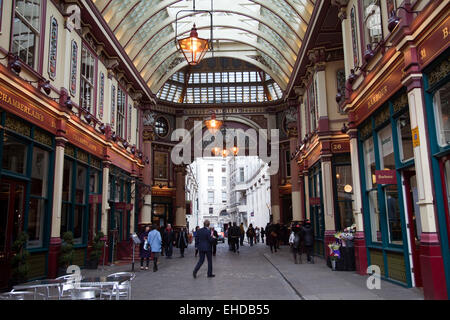 Leadenhall Market - in London UK Stockfoto