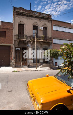 Argentinien, Buenos Aires, La Boca, Hernandarias, eleganten Belle Époque Haus in heruntergekommenen Gegend Stockfoto