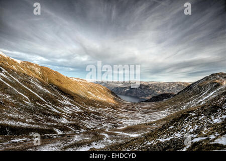 Seenplatte, Patterdale, Glenridding Spaziergang über aussehende ullsewater Stockfoto