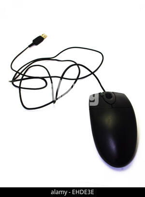 isolierte Computer-Maus Stockfoto