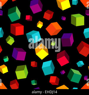 Nahtlose Muster schwarz Stockfoto