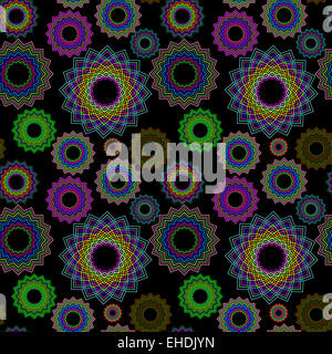 nahtloses geometrische Muster erweitert 2 Stockfoto