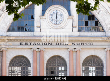 Estacion del Norte in Madrid Spanien Stockfoto