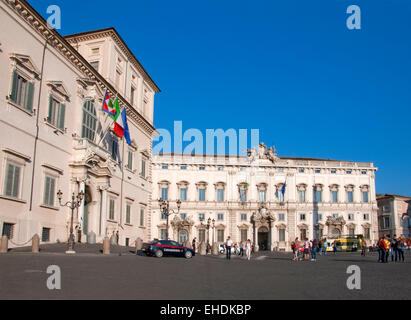 Der Quirinalspalast in Rom Italien Stockfoto