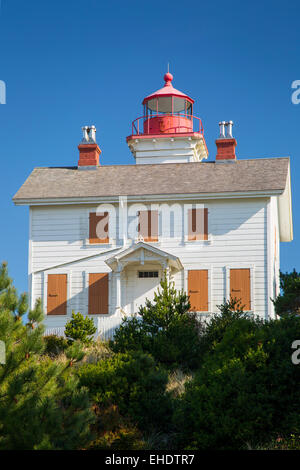 Yaquina Bay Leuchtturm, Newport, Oregon, USA Stockfoto