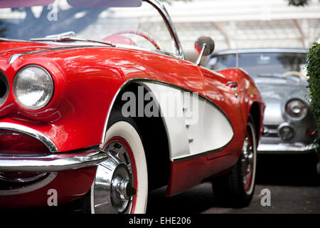 Rot Oldtimer Stockfoto