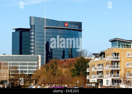 Hauptsitz von Glaxo Smith Kline Medikament Hersteller, Brentford UK Stockfoto