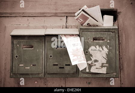 Postfächer Stockfoto