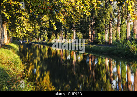 Kanal Avenue, Dordogne, Aquitaine, Frankreich Stockfoto