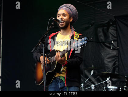 Tag drei der Bestival 2014 bei Robin Hill Country Park, Isle Of Wight mit 7. September 2014: Natty wo: Isle Of Wight, Großbritannien wenn: 08 September 2014 Stockfoto