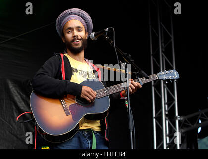 Tag drei der Bestival 2014 bei Robin Hill Country Park, Isle Of Wight mit 7. September 2014: Natty wo: Isle Of Wight, Großbritannien wenn: 08 September 2014 Stockfoto