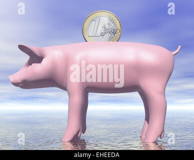 Sparschwein Stockfoto