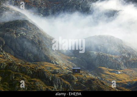 Großer Sankt Bernhard, Wallis, Schweiz Stockfoto