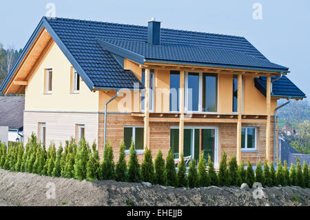 Neues Einfamilienhaus Stockfoto