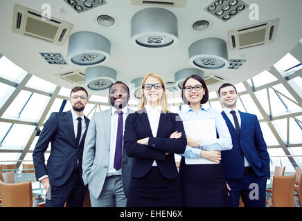 Porträt des erfolgreichen Business-team Stockfoto