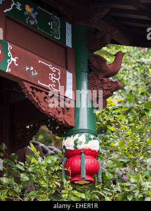 Fukushuen / Fukusyuen / Fukushu Garten, Naha City. Okinawa, Japan. Basierend auf Gärten der Stadt Fuzhou, China. Stockfoto