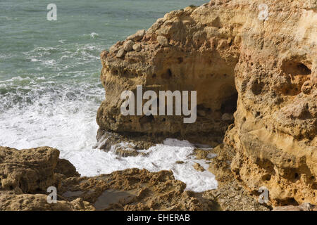 Felsformationen von Algar Seco Stockfoto
