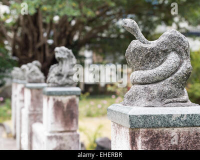 Fukushuen / Fukusyuen / Fukushu Garten, Naha City. Okinawa, Japan. Basierend auf Gärten der Stadt Fuzhou, China. Stockfoto