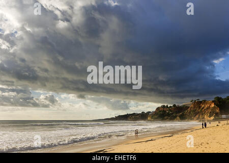 Praia de Falésia in Olhos de Agua Stockfoto