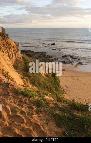 Strand von Olhos de Agua Stockfoto