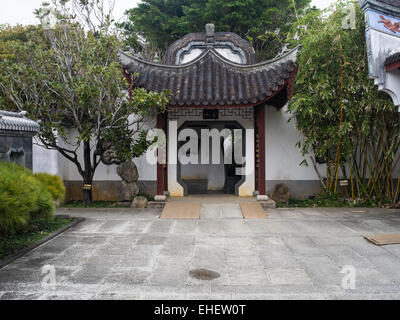 Fukushuen / Fukusyuen / Fukushu Garten, Naha City. Okinawa, Japan. Basierend auf Gärten der Stadt Fuzhou, China. Stockfoto