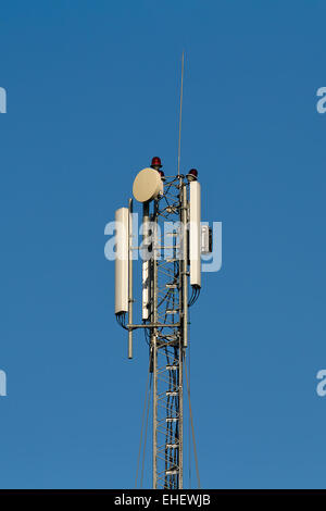 Ein Handy-Turm Stockfoto