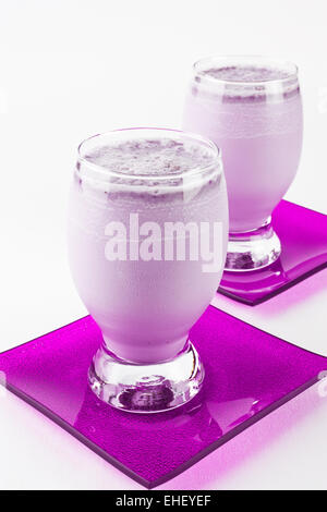 BlackBerry-Milchshake Stockfoto