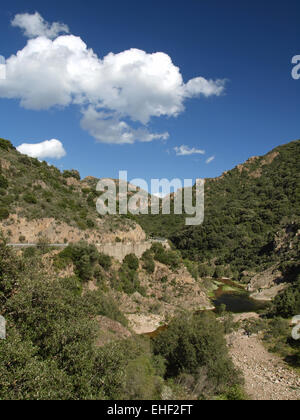 Fluss Rio Cannas, Sardinien, Italien, Europa Stockfoto